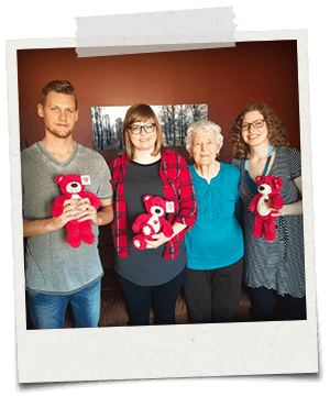 Nancy and her grandchildren